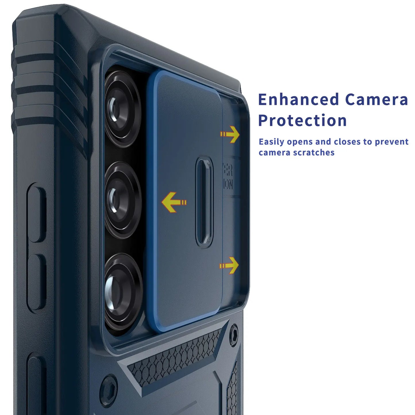 Samsung S22 Ring Kickstand Card Slot Shockproof Case