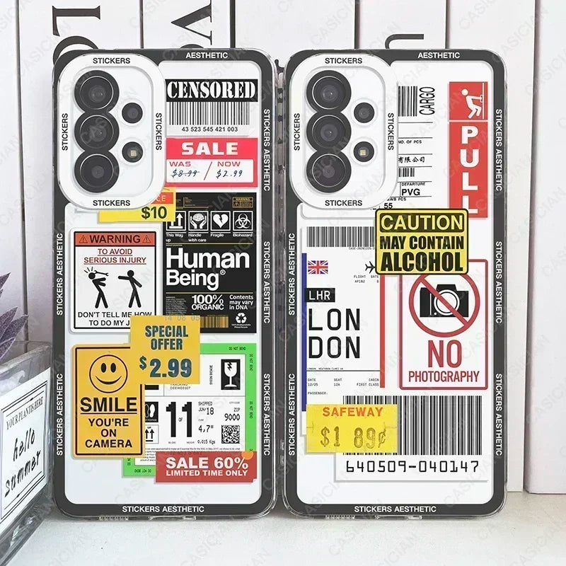 Stickers Collage Case for Samsung Galaxy