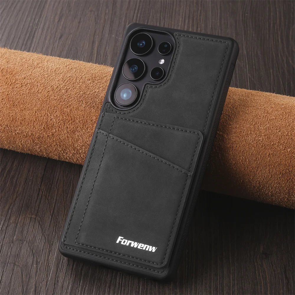 Luxury Leather Phone Case Cover for Samsung Galaxy Series