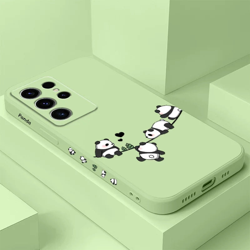 Cute Baby Panda Phone Case for Samsung Galaxy