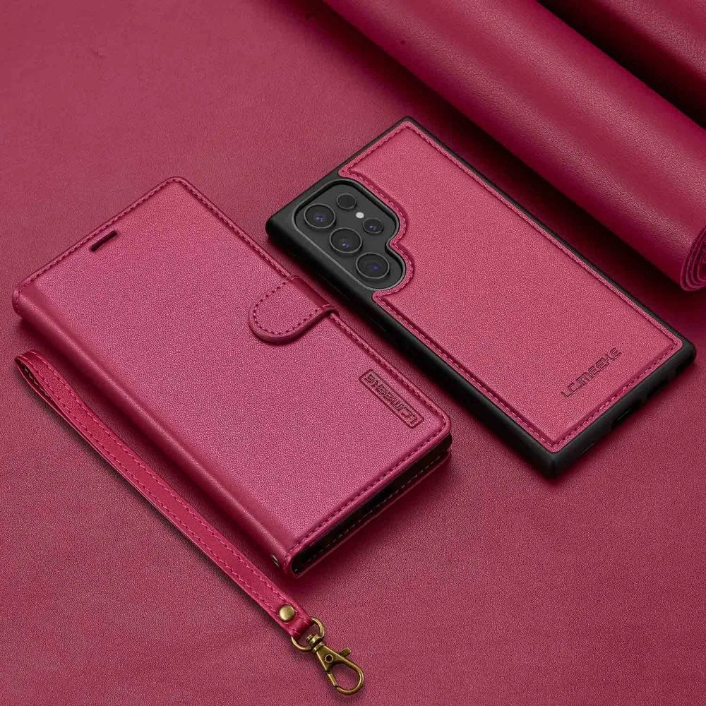 Detachable Wallet Phone Case with Card Holder for Samsung