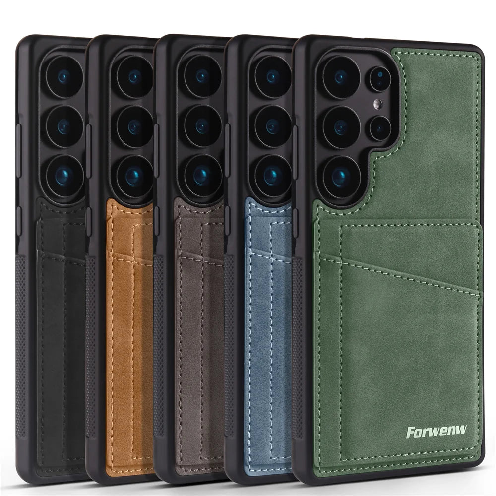 Luxury Leather Phone Case Cover for Samsung Galaxy Series