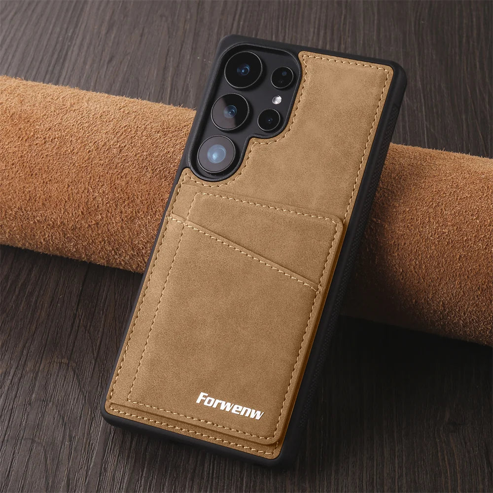 Luxury Leather Phone Case Cover for Samsung Galaxy Series