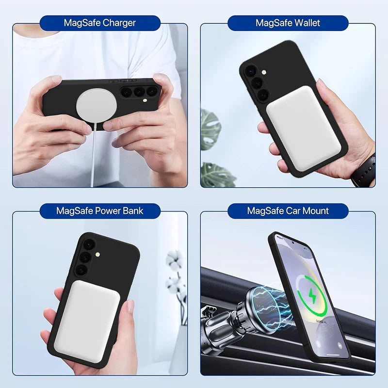 Luxury Magnetic Magsafe Case for Samsung Galaxy