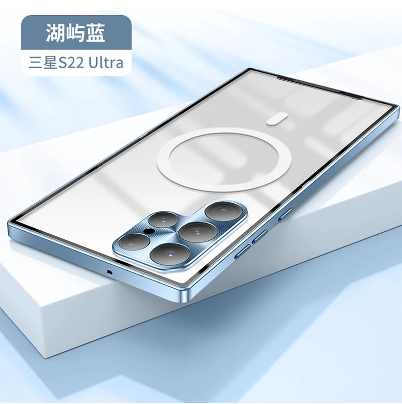 Metal Magnetic Magsafe Case for Samsung Galaxy