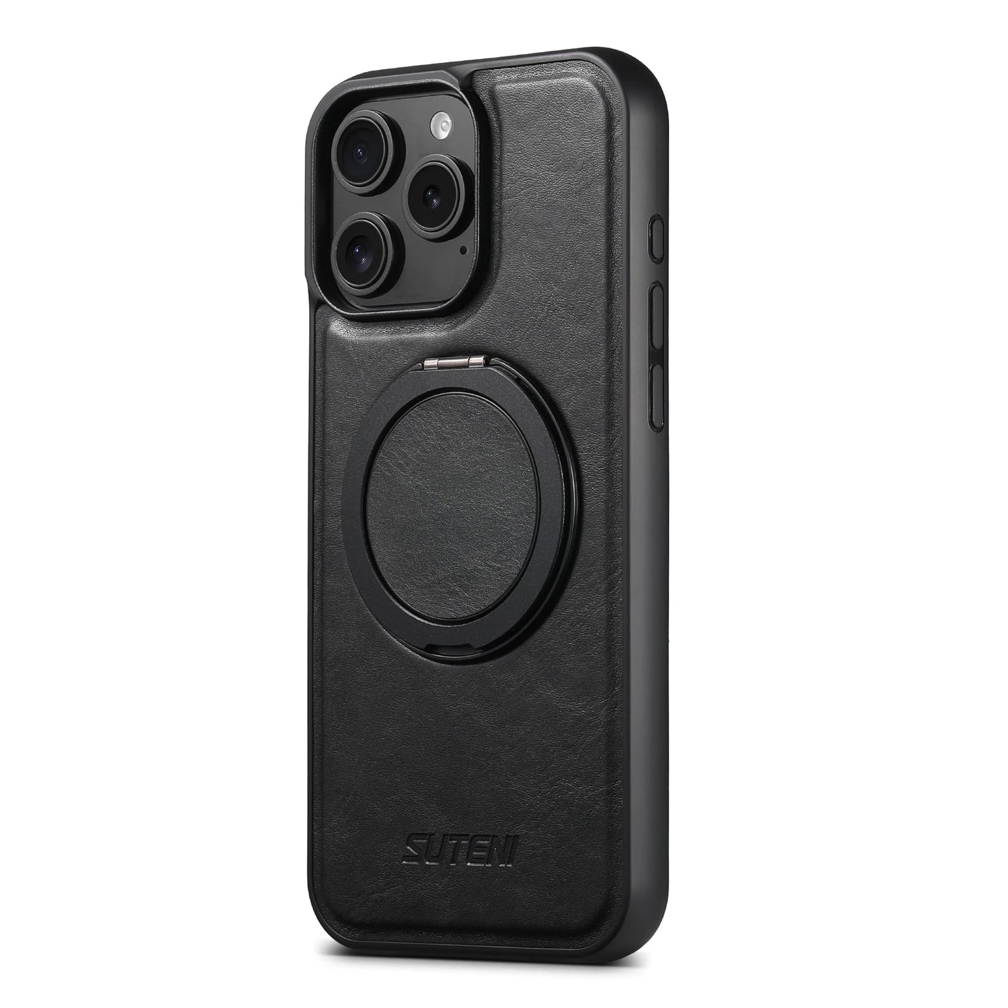 PU Leather Rotating Stand Case for iPhone