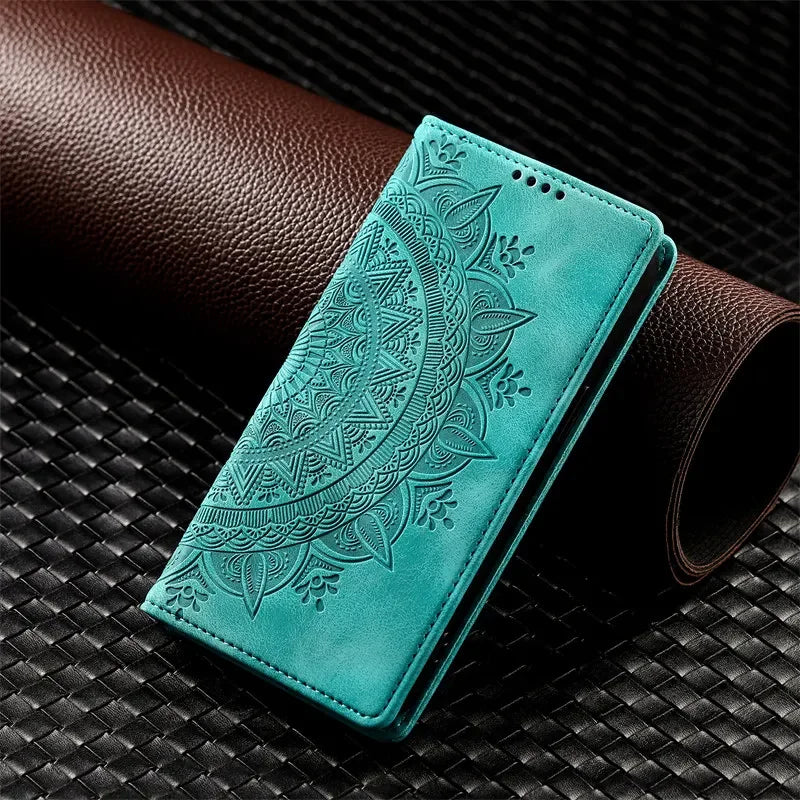 Magnetic Flip Leather Wallet Case for Samsung Galaxy