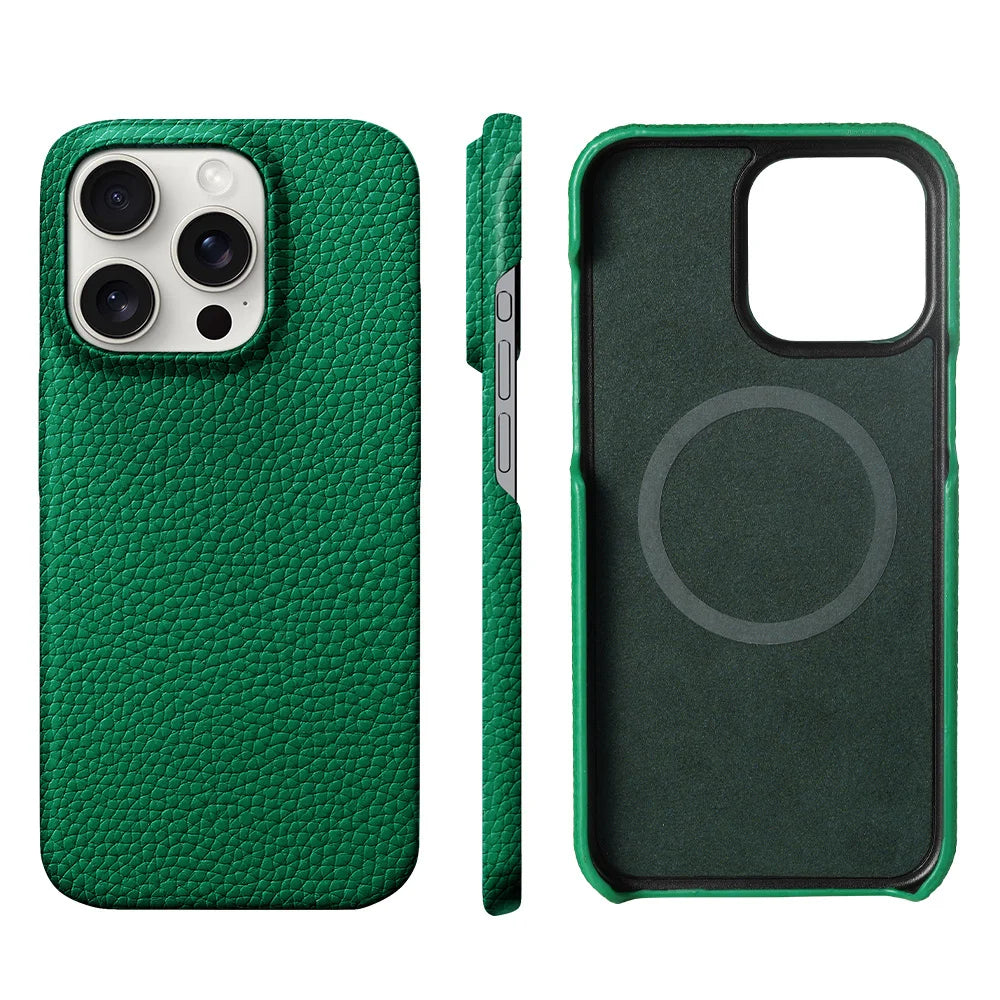 Magsafe Cowhide Leather Case for iPhone