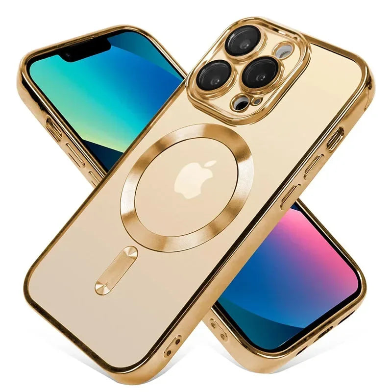 Clear Magnetic iPhone Case with Lens Protection