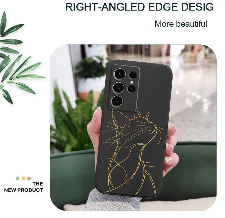 Proud Cat Design Phone Case for Samsung Galaxy Series