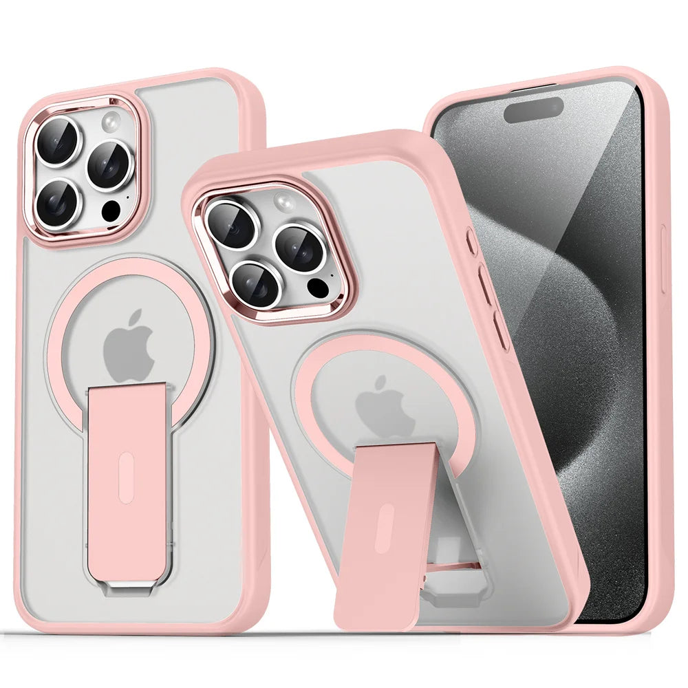 Luxury Magsafe Folding Stand Case for iPhone