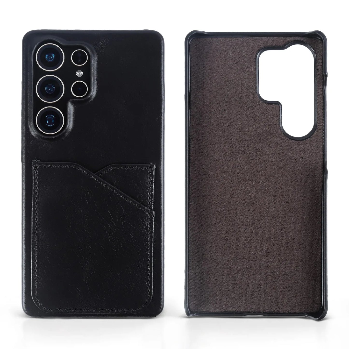 Premium Leather Card Slot Case for Samsung Galaxy