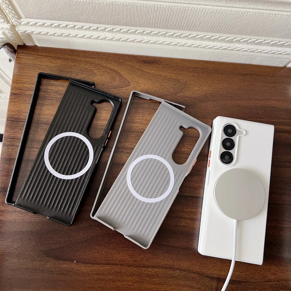 Magnetic Leather Phone Case for Samsung Galaxy Z Fold Series