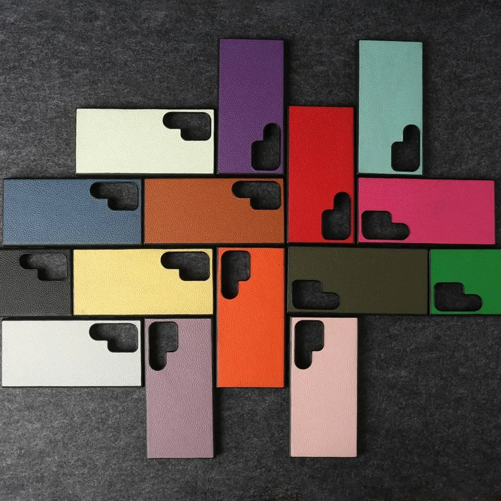 Premium Genuine Leather Case for Samsung Galaxy Phones