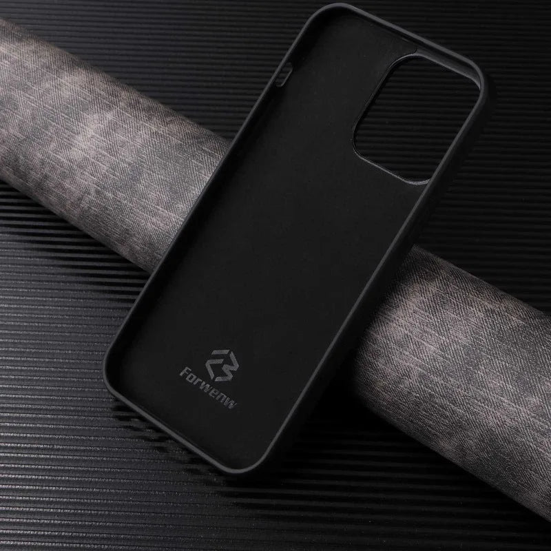 Retro Card Holder Leather Case for iPhone - CaseifyTrend