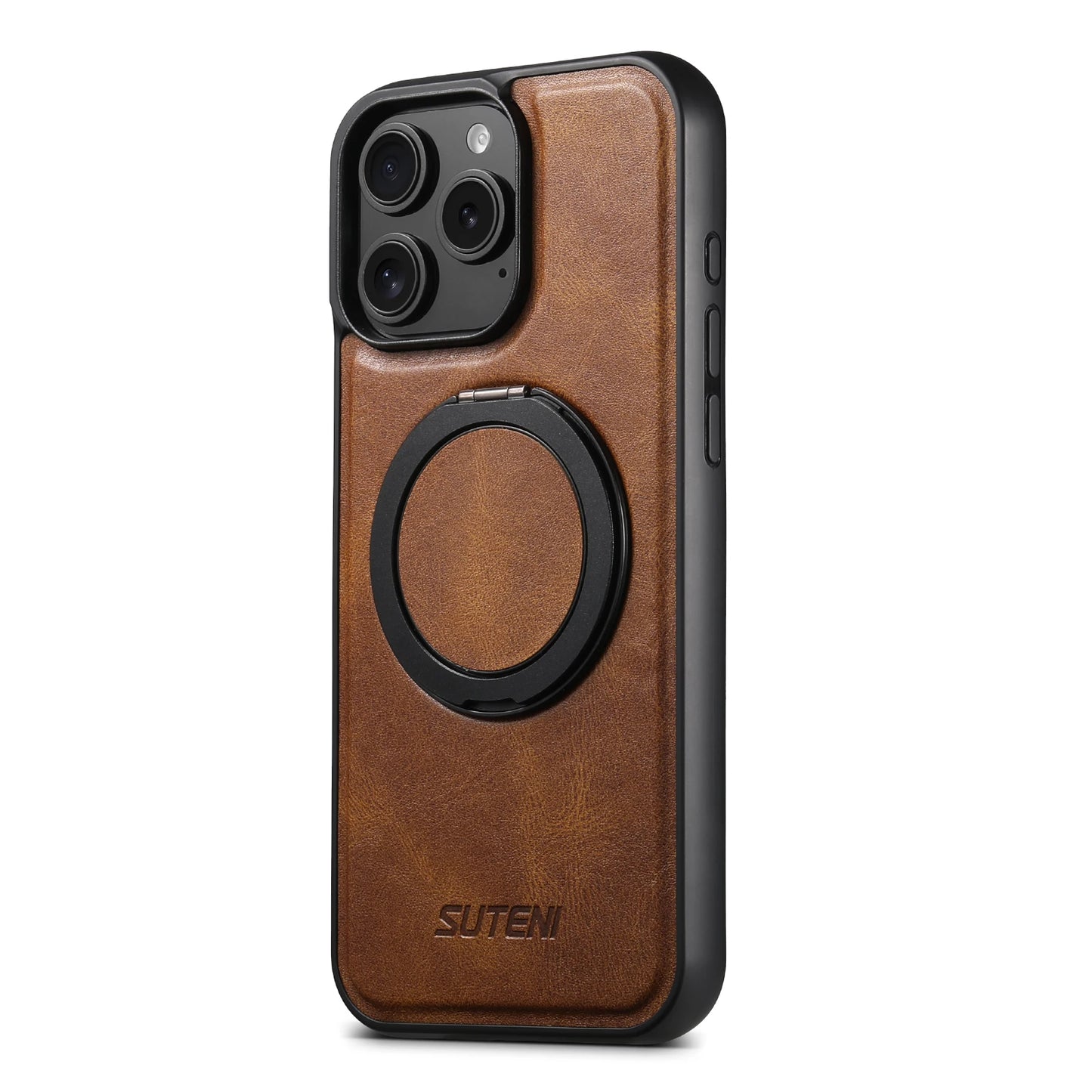 PU Leather Rotating Stand Case for iPhone