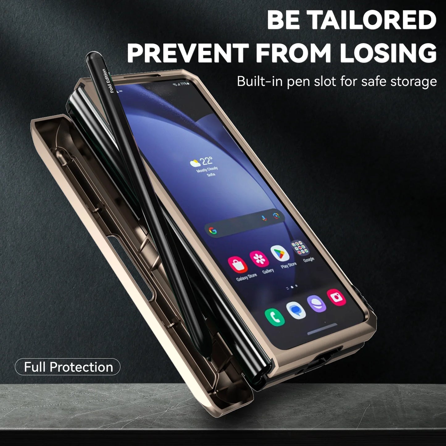 Slide Camera Cover Case for Samsung Z Fold - CaseifyTrend