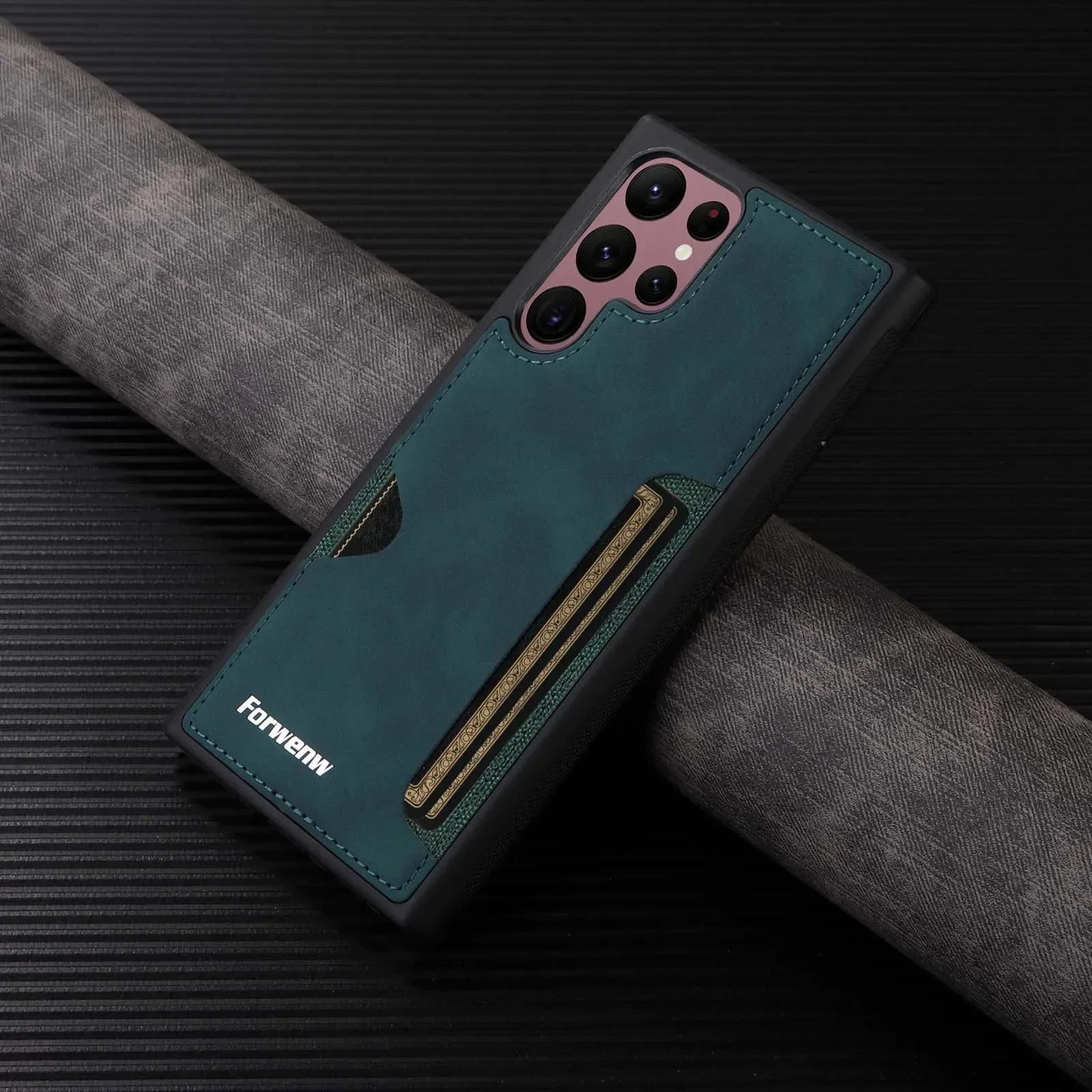Retro Leather Card Slot Case for Samsung Galaxy Phones