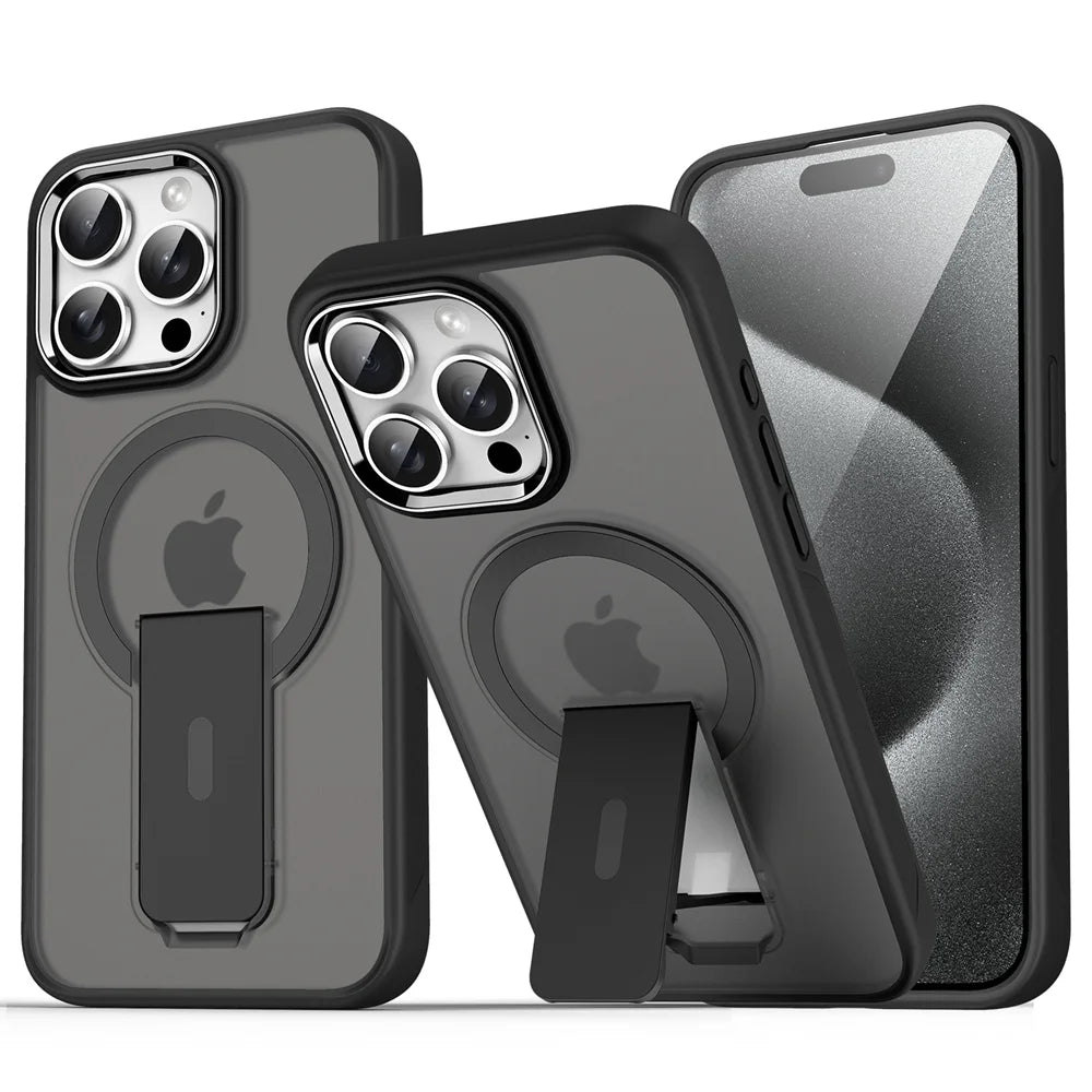 Luxury Magsafe Folding Stand Case for iPhone