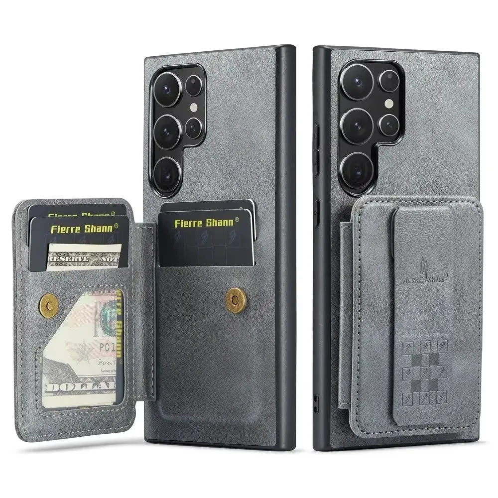 RFID Blocking Wallet Case with Card Holder for Galaxy