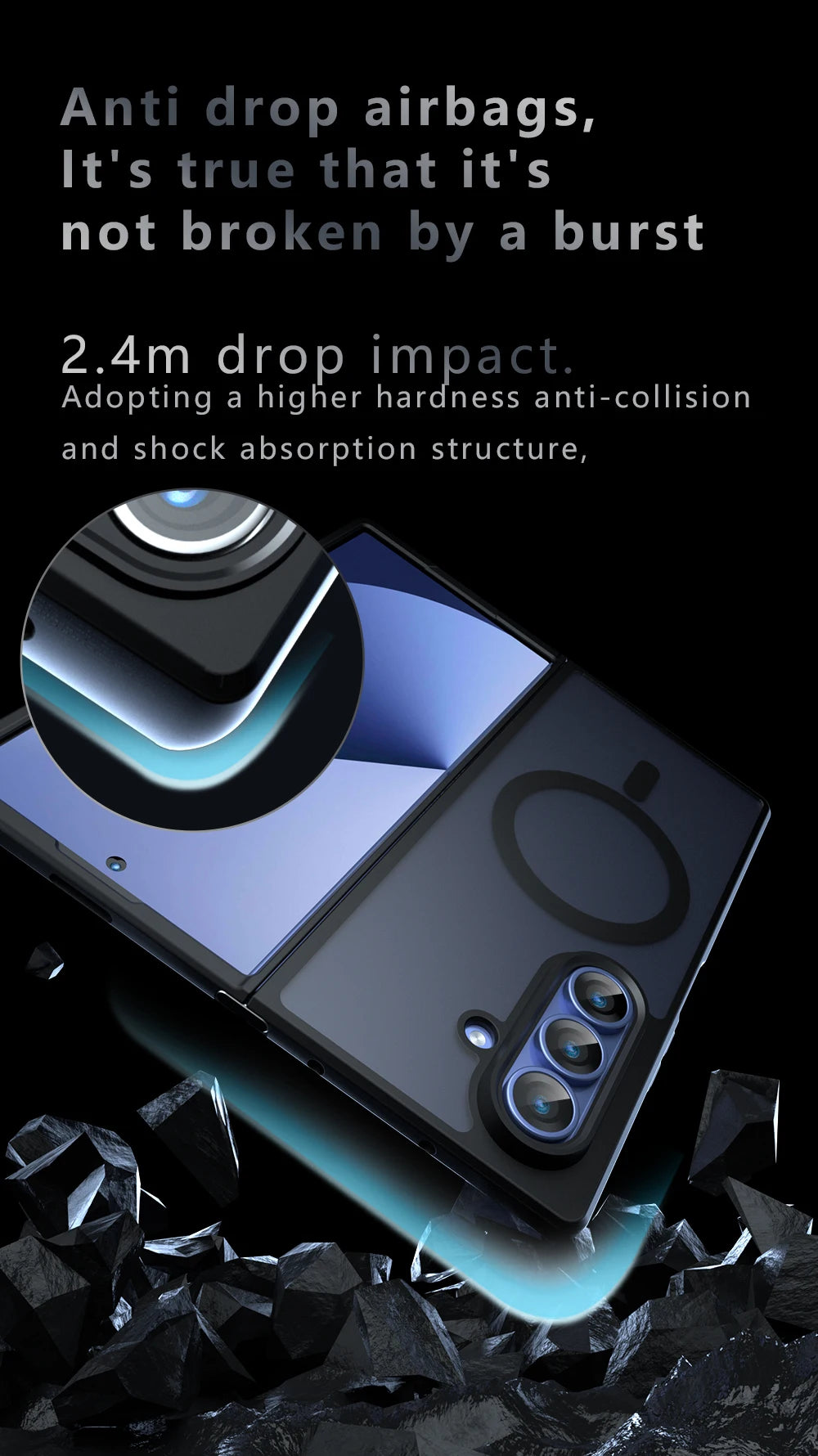 MagSafe Magnetic Wireless Charging Case for Samsung Z Fold