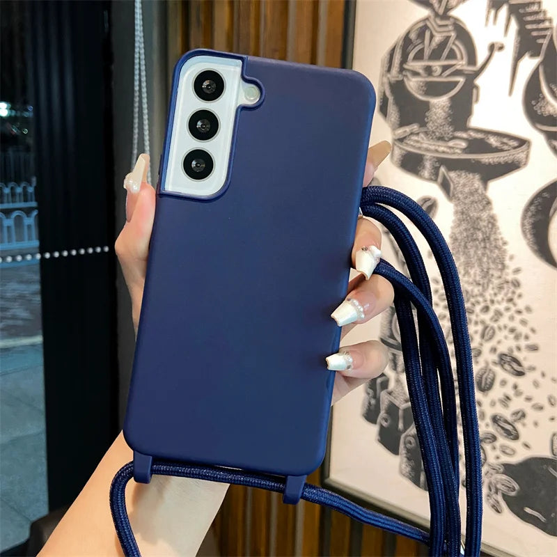 Crossbody Lanyard Strap Case for Samsung Galaxy