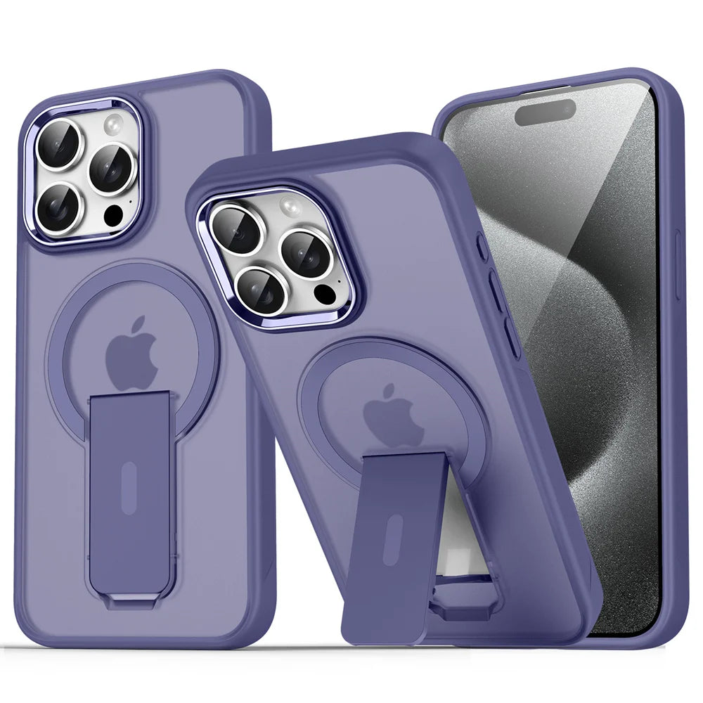 Luxury Magsafe Folding Stand Case for iPhone