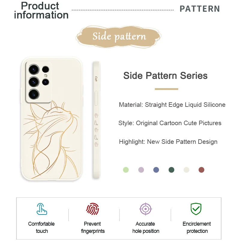 Proud Cat Design Phone Case for Samsung Galaxy Series