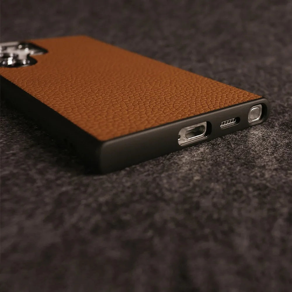 Premium Genuine Leather Case for Samsung Galaxy Phones