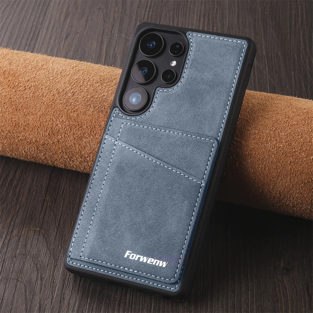 Luxury Leather Phone Case Cover for Samsung Galaxy Series