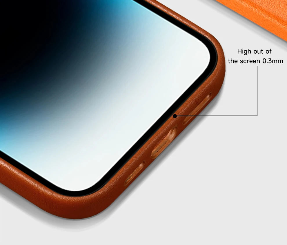 Official MagSafe Leather Case for iPhone