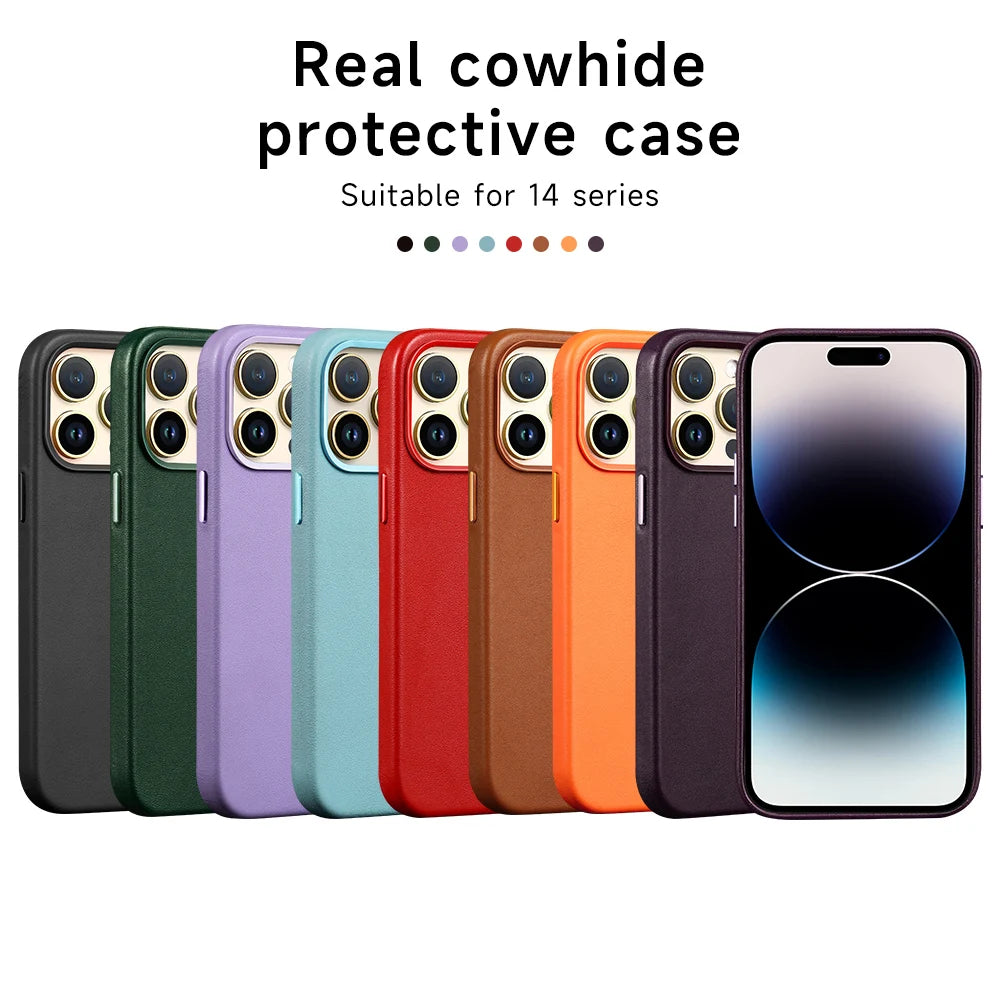 Official MagSafe Leather Case for iPhone