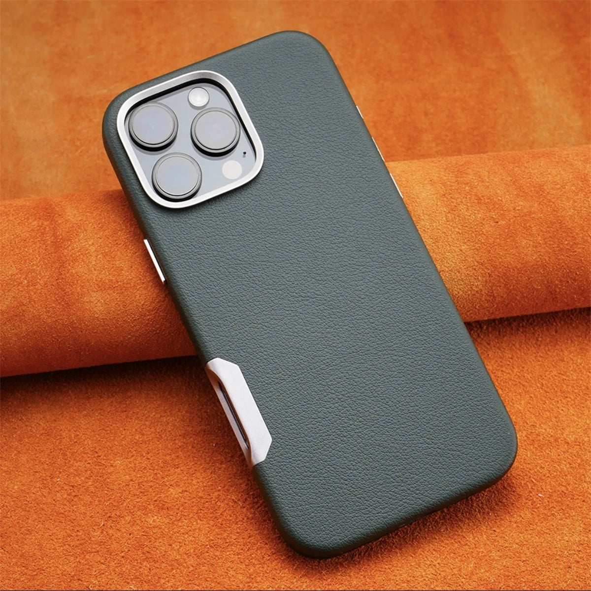 Luxury Leather MagSafe Case for iPhone