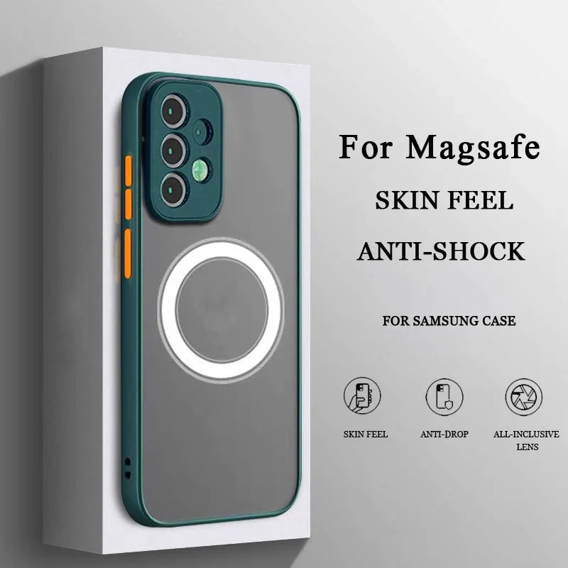 Magnetic Matte Protective Phone Case for Samsung Galaxy