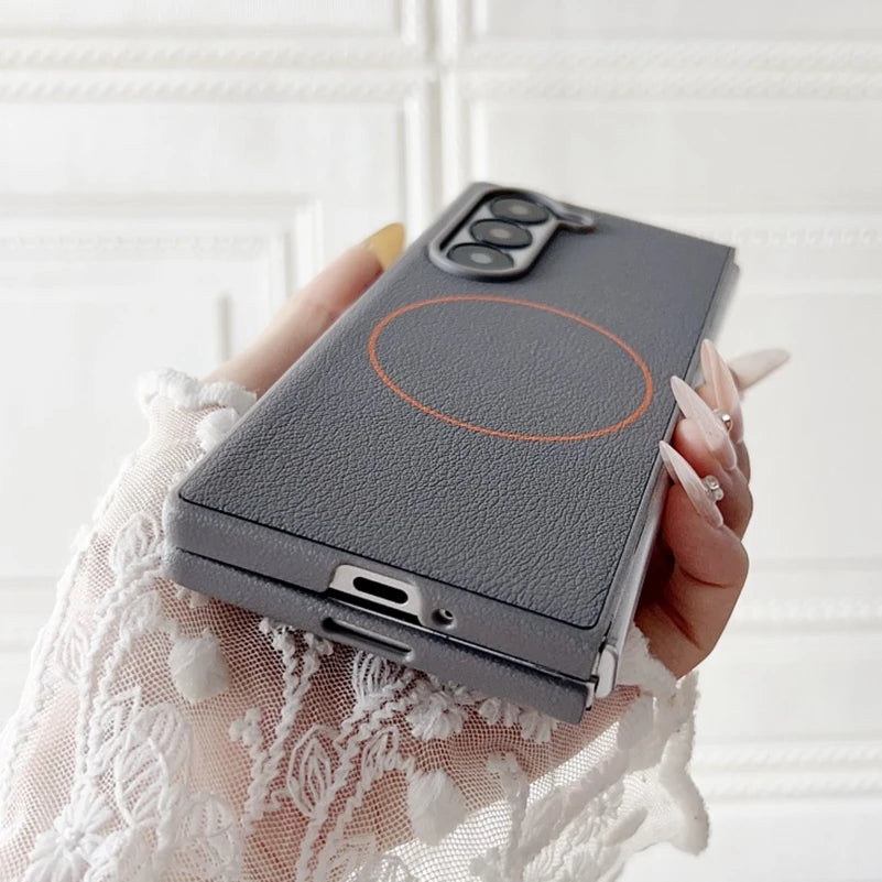 Magnetic Leather Phone Case for Samsung Galaxy Z Fold Series