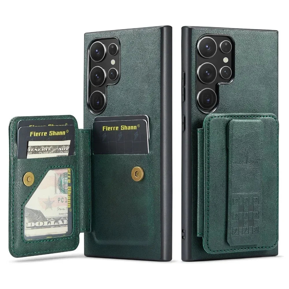 RFID Blocking Wallet Case with Card Holder for Galaxy