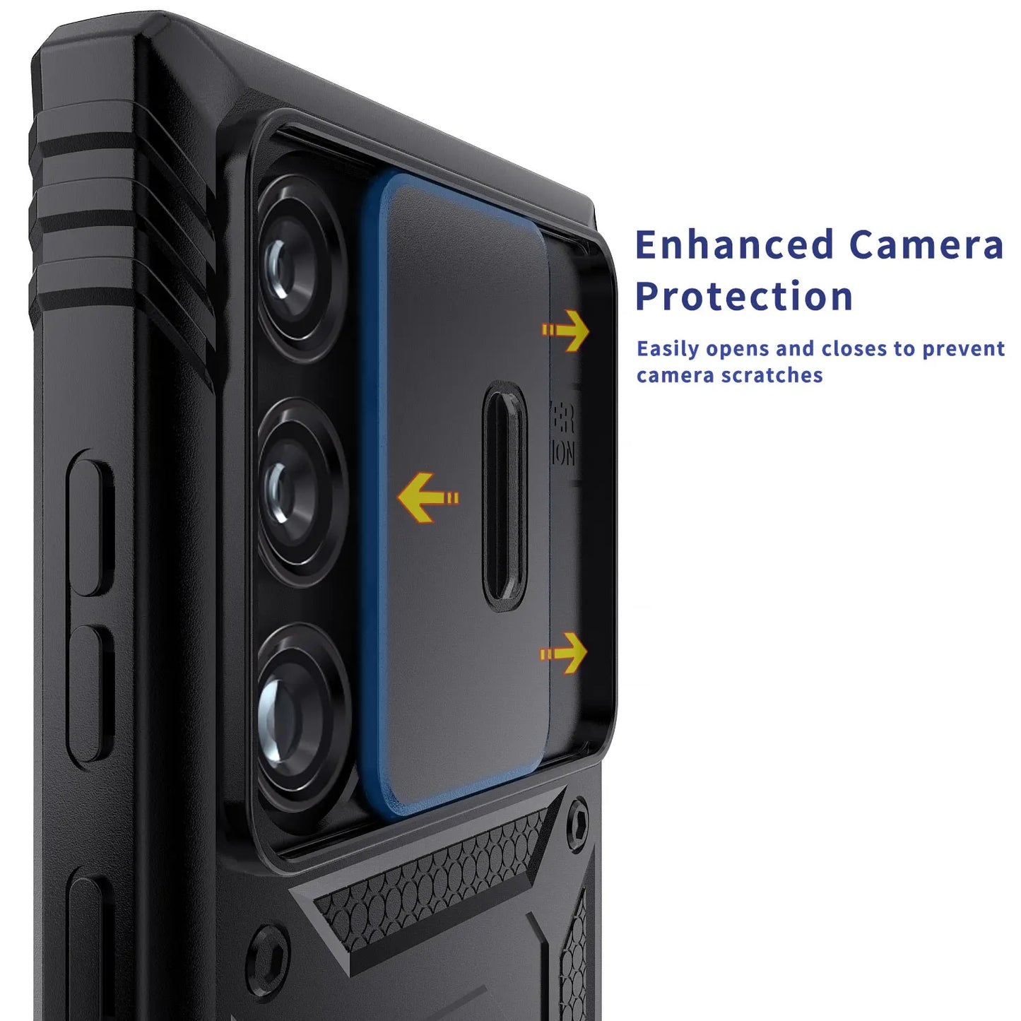Samsung S22 Ring Kickstand Card Slot Shockproof Case