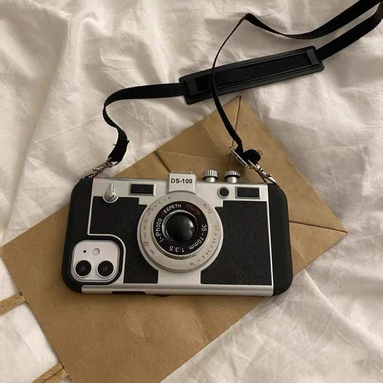 Emily In Paris 3D Retro Camera Leather Case - CaseifyTrend