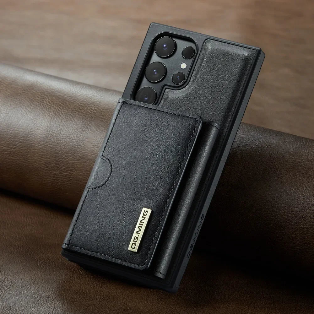 Detachable Magnetic Wallet Case with RFID for Samsung Galaxy