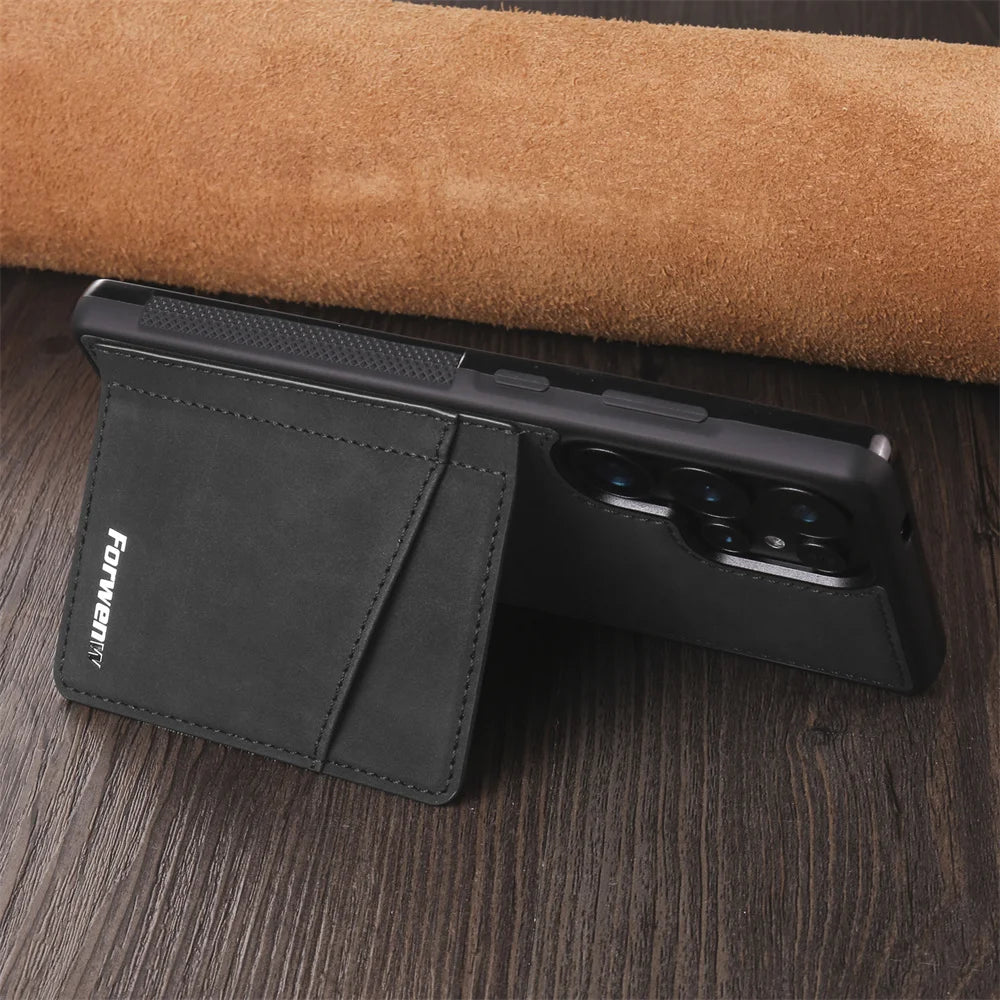 Luxury Leather Phone Case Cover for Samsung Galaxy Series
