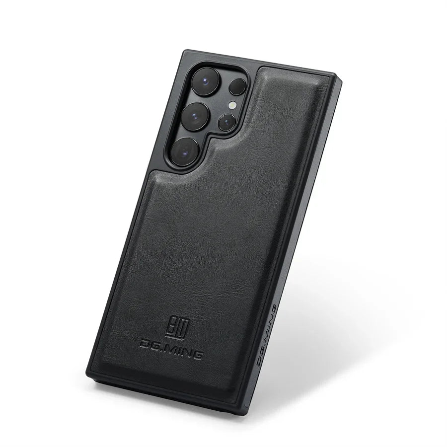 Strong Magnetic Leather Case for Samsung Galaxy