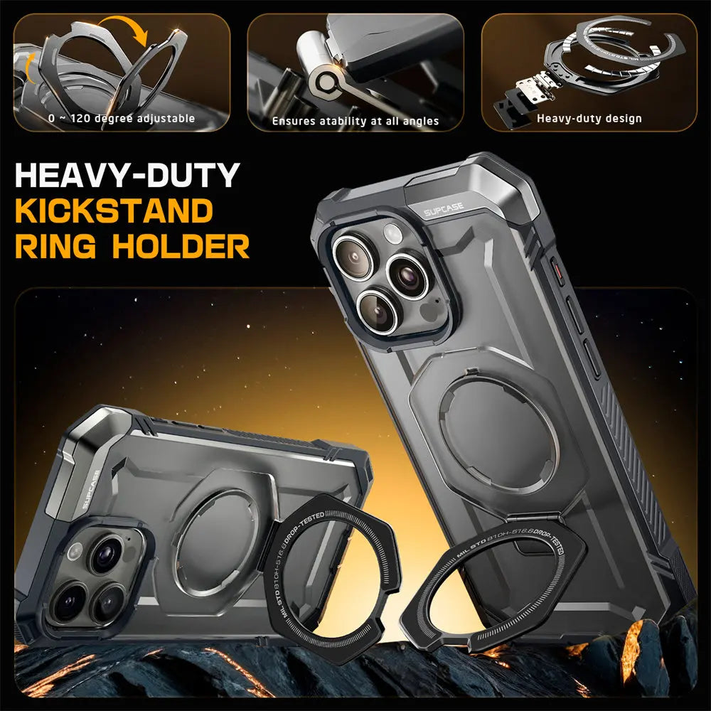 Rugged MagSafe iPhone Case with Camera Capture Button