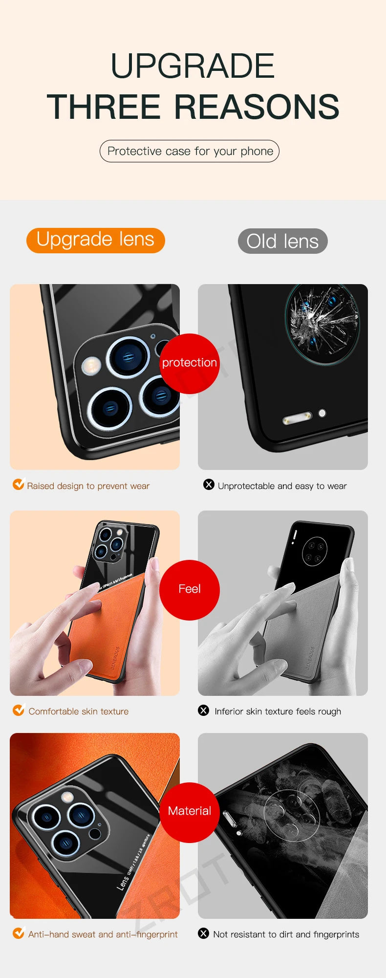 PU Leather Magnetic Case for iPhone