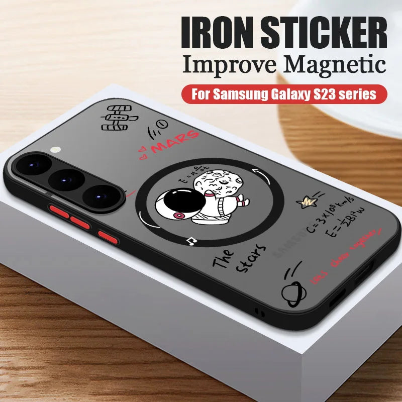 Magnetic Magsafe Astronaut Case for Samsung Galaxy