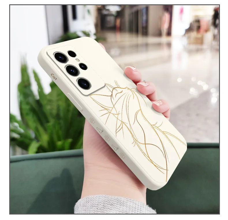 Proud Cat Design Phone Case for Samsung Galaxy Series