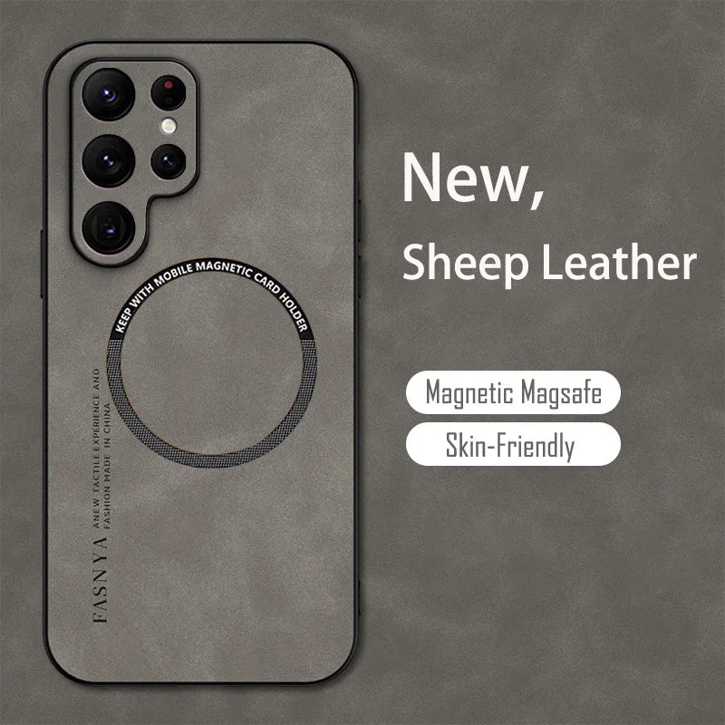 Magsafe Vintage Leather Case for Samsung Galaxy