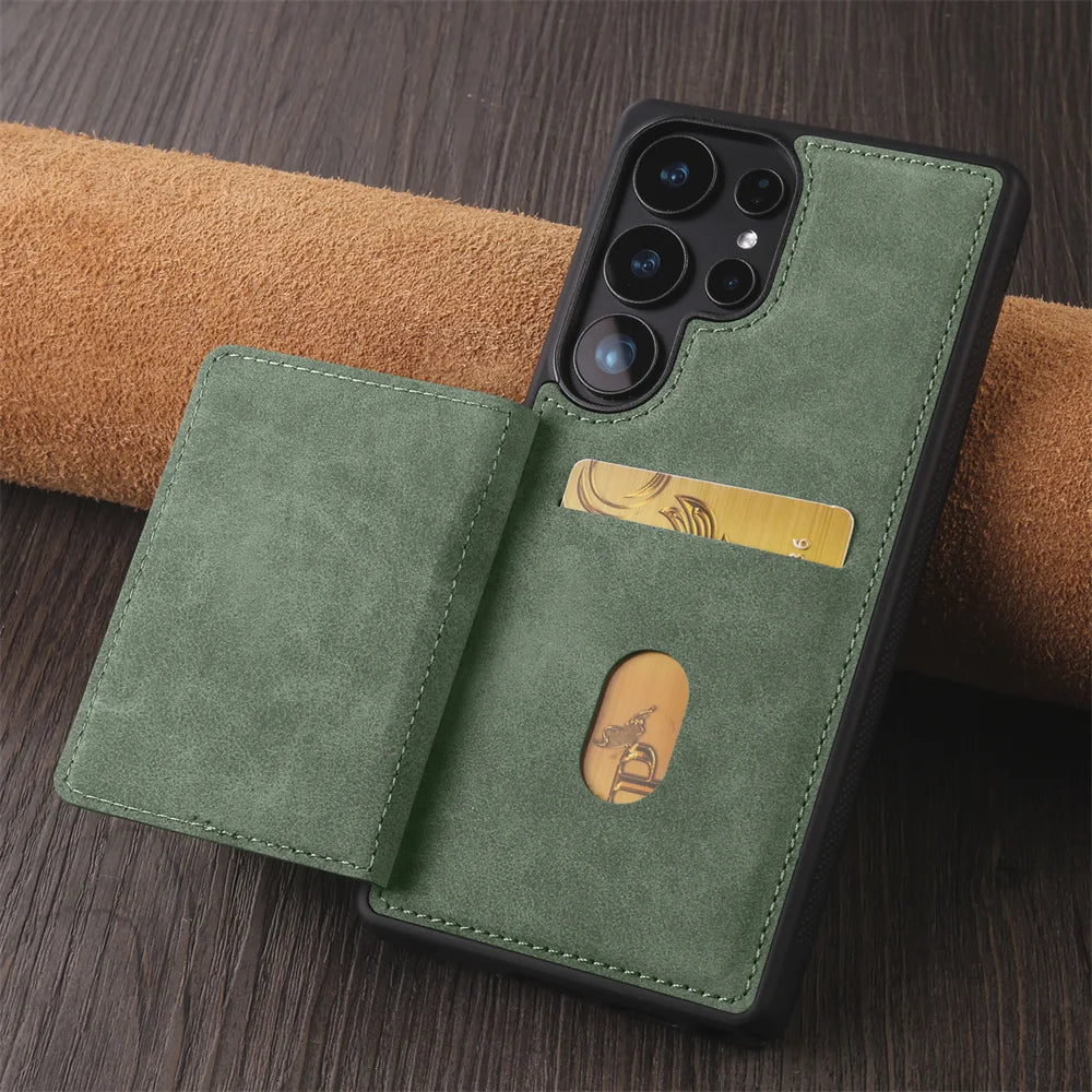 Luxury Leather Phone Case Cover for Samsung Galaxy Series