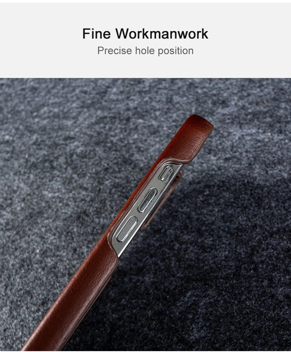 Luxury Leather Case for iPhone