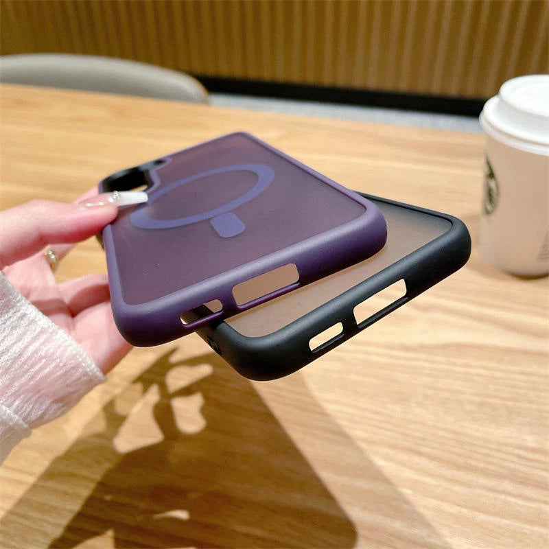 Luxury Matte Translucent Business Case for Samsung Galaxy
