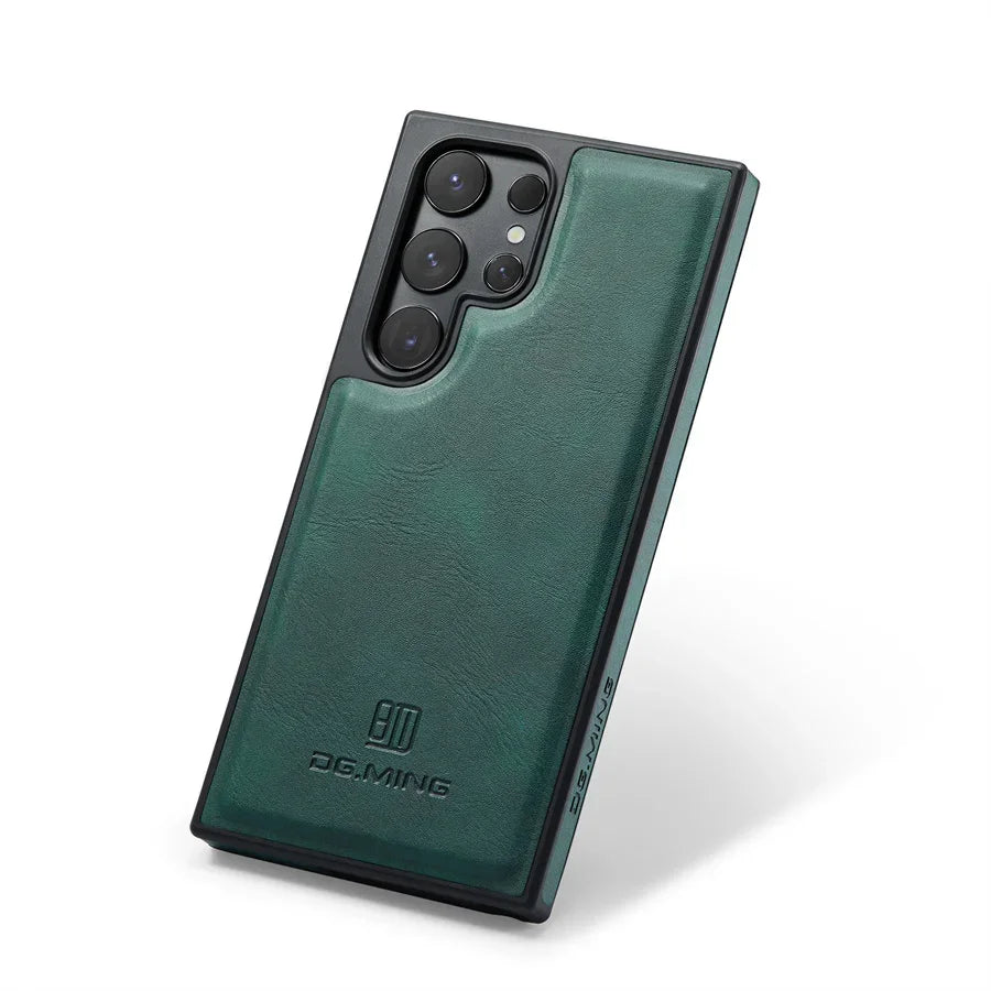 Strong Magnetic Leather Case for Samsung Galaxy